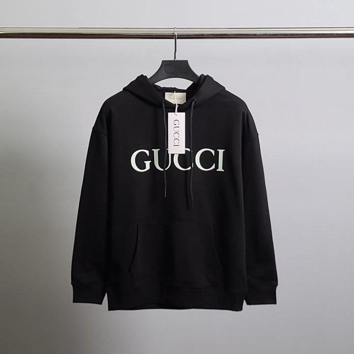 구찌 빅로고 코튼 후드티 국내배송