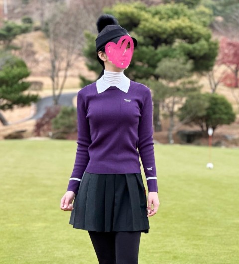 PXG우먼 칼라 넥 스웨터 (WOMEN) 국내배송