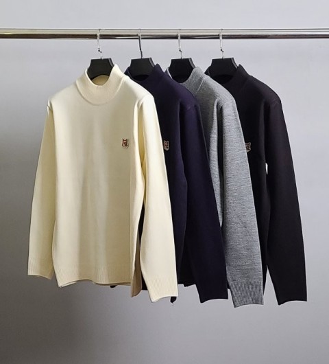 메종키츠네 폭스헤드 반목 니트 국내배송