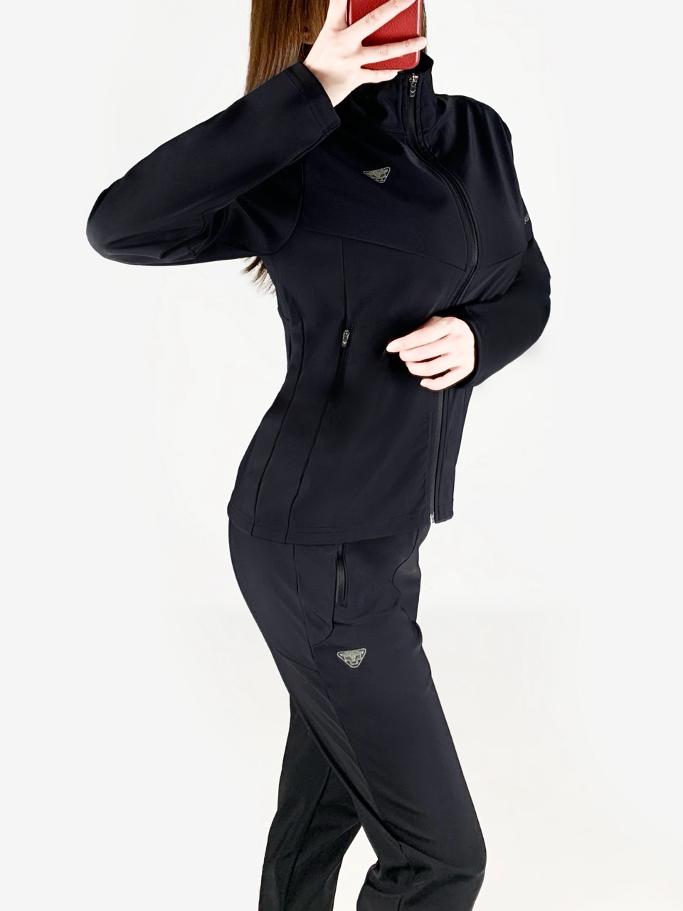 다이나핏 기모 실버 벤츄리 일자바지 집업 세트 국내배송