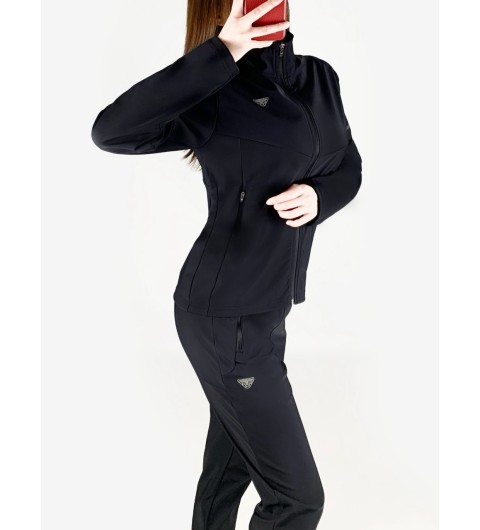 다이나핏 기모 실버 벤츄리 일자바지 집업 세트 국내배송