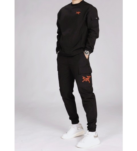 아크테릭스 레드 시그니처 투웨이스판 기모세트 국내배송