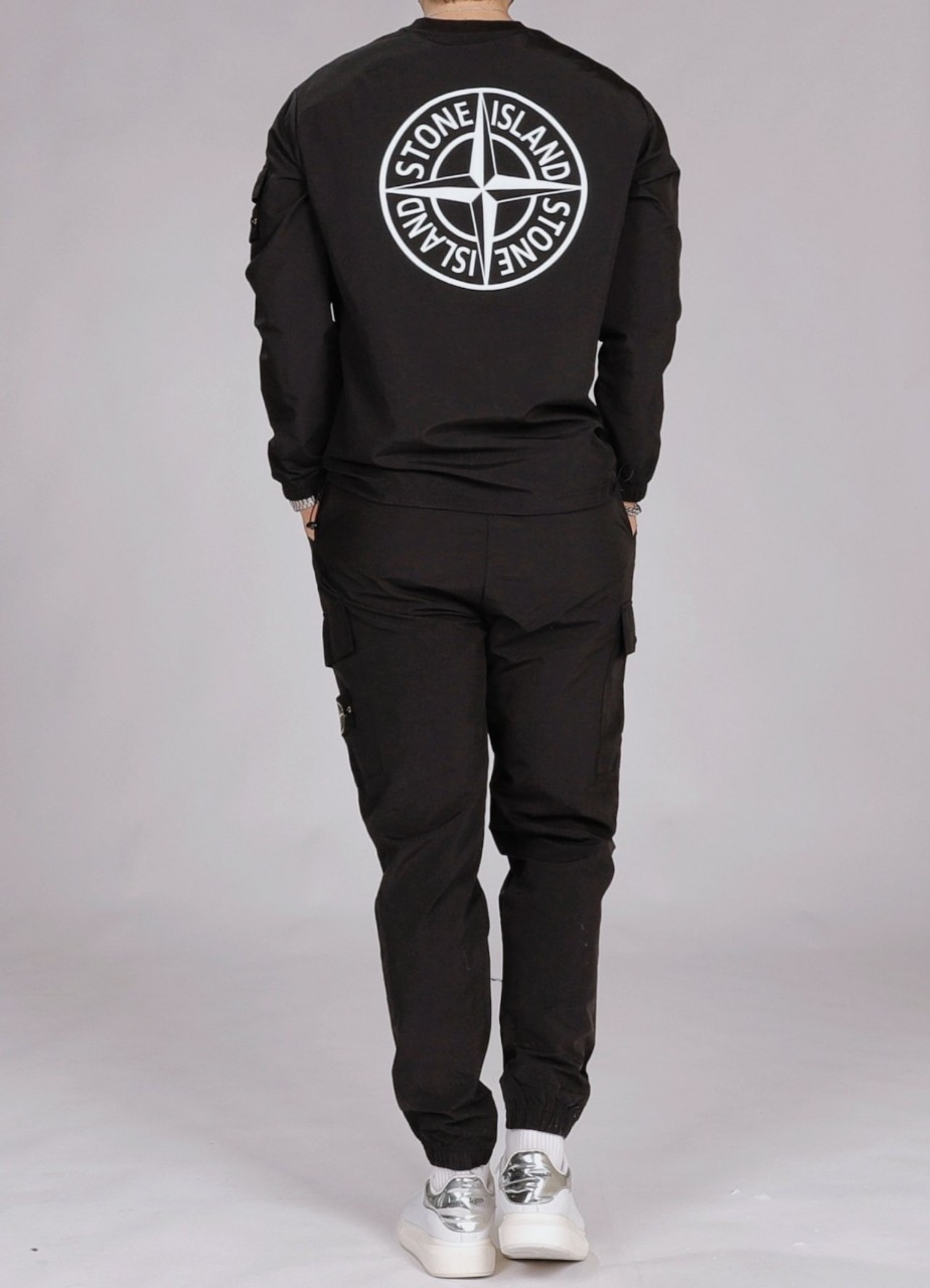 스톤아일랜드  시그니처 투웨이스판 기모세트 국내배송