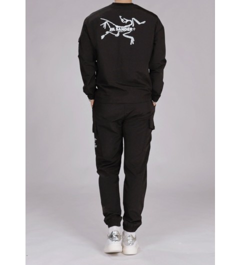 스톤아일랜드  시그니처 투웨이스판 기모세트 국내배송