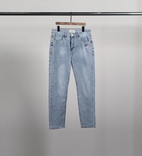 로에베 컬러 아나그램자수 청바지 국내배송