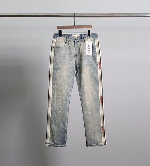 구찌 타이거 라인 워싱 청바지 국내배송
