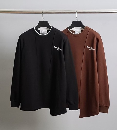 메종마르지엘라 언발 레이어드 맨투맨 국내배송