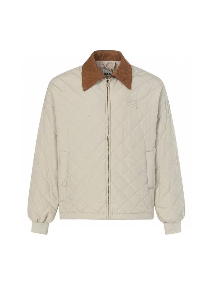 미우미우 테크니컬 패브릭 블루종 자켓 국내배송