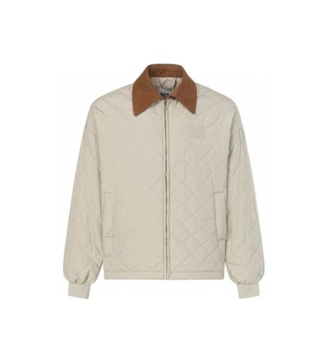 미우미우 테크니컬 패브릭 블루종 자켓 국내배송