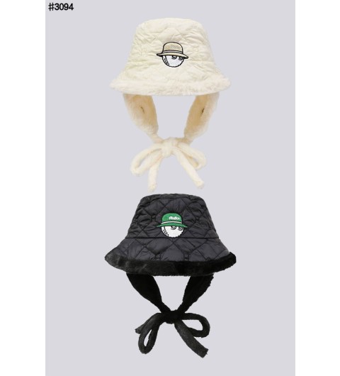 말본 퀄티드 플러피 이어머프 버킷햇 국내배송