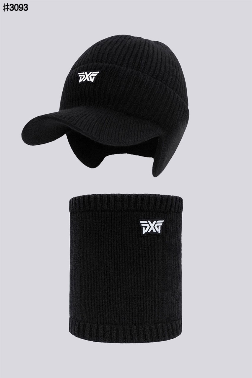 PXG 윈터 니트 비니 캡 & 니트 넥 워머 셋 국내배송