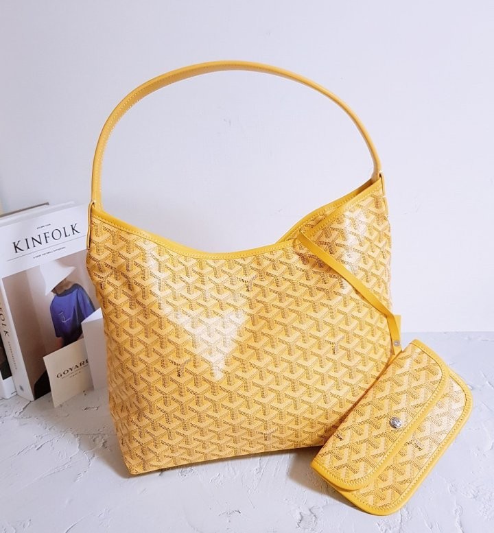 [ 고급 ] 고야드 보헴 호보백 옐로우  2 국내배송