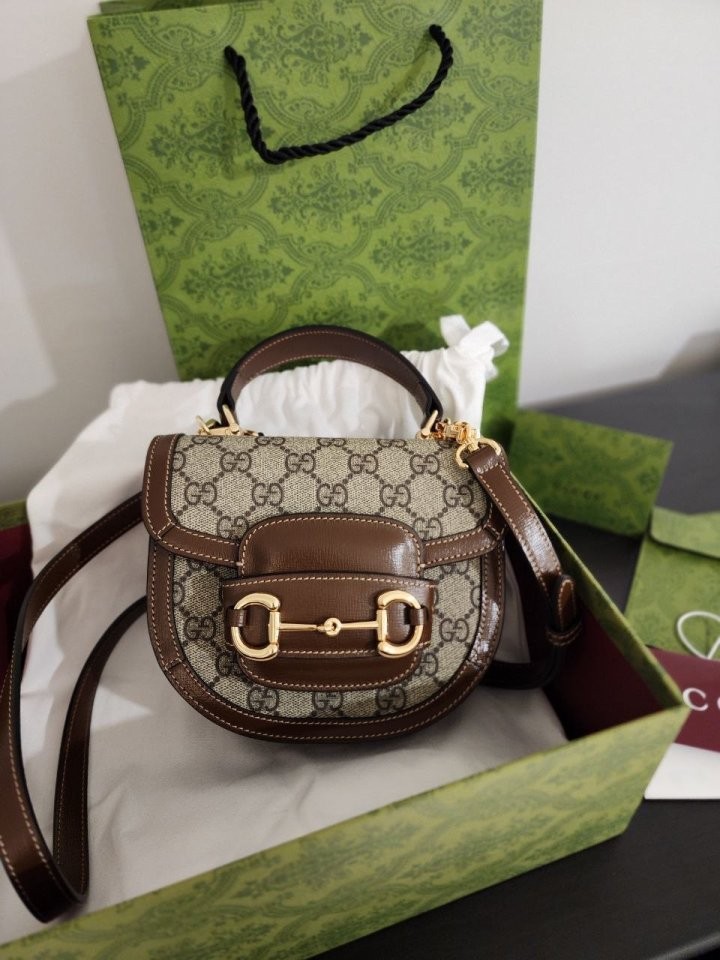 구찌 홀스빗 1955 미니 탑 핸들백 국내배송