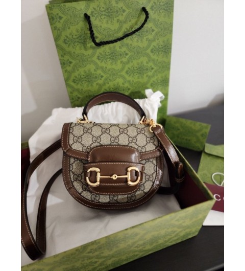 구찌 홀스빗 1955 미니 탑 핸들백 국내배송