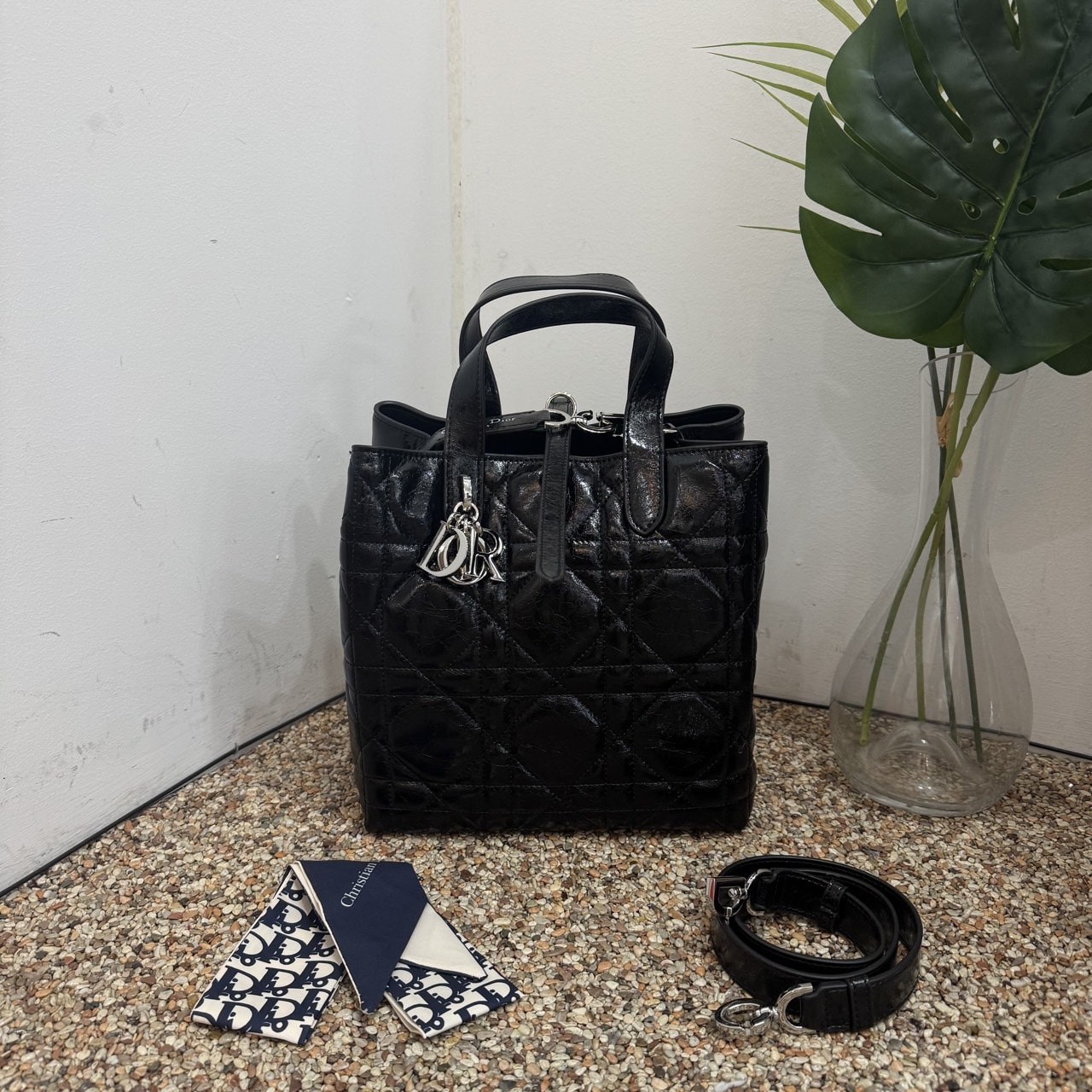 디올 뚜주흐 나노 버티컬 토트백 국내배송