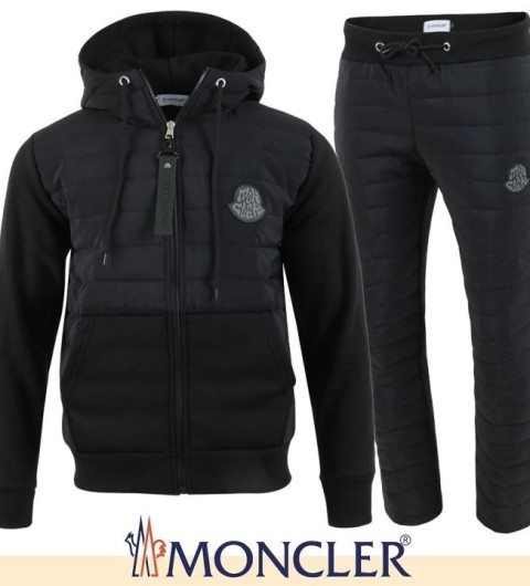 몽클레어 M. 25FW시어링 로* 패치 패딩집업 셋업 기모패딩 국내배송