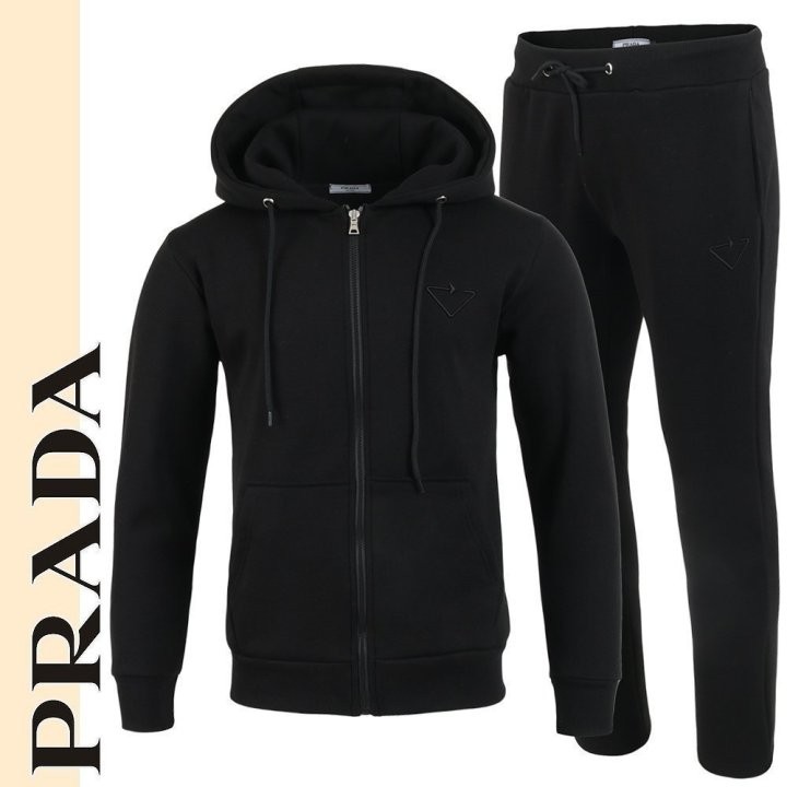 프라다 P. 25FW 백로* 후드 집업 셋업 기모원단 국내배송