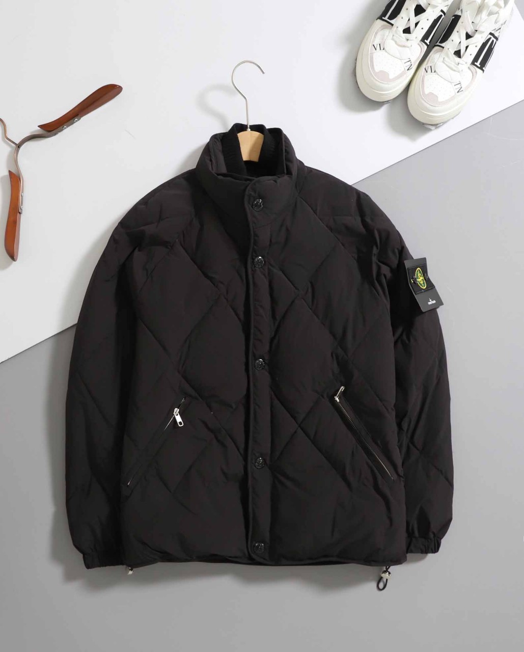 스톤아일랜드 [ S.T ] 다이아몬드 퀼팅 자켓 국내배송