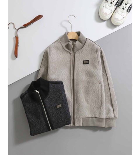 로로피아나 [ LORO ] 로고 은장패치 하이넥 자켓  국내배송