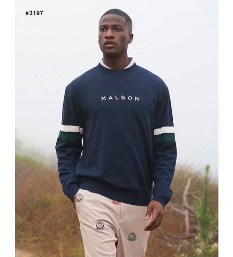 말본여성 베이직 버킷 데니 라운드 스웨터 국내배송