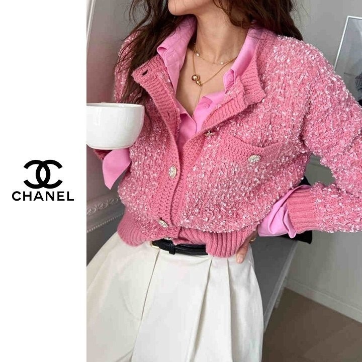 샤넬[C] 멜로 트위드 가디건 국내배송