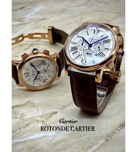 까르띠에롱통드 드 까르띠에 크로노그래프 재입고 커플 국내배송