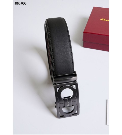 페라가모 뉴 간치니 레더 자동 벨트 국내배송