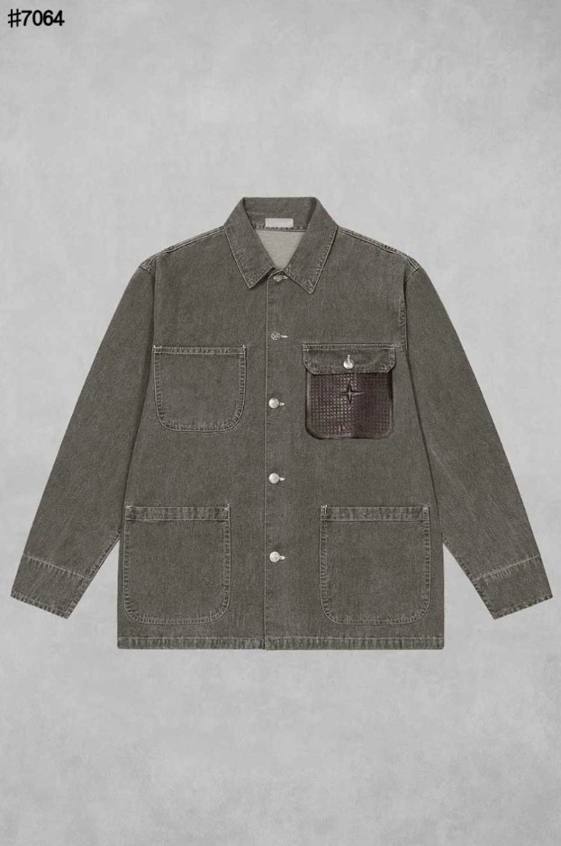 크리스찬 디올 X 스톤아일랜드 코튼 캔버스 자켓 국내배송