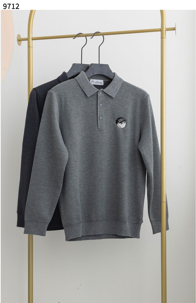 말본남성 캐시미어 폴로 스웻 티셔츠 국내배송