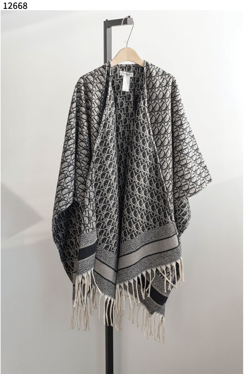 디올 Oblique 판초 그레이 캐시미어 국내배송