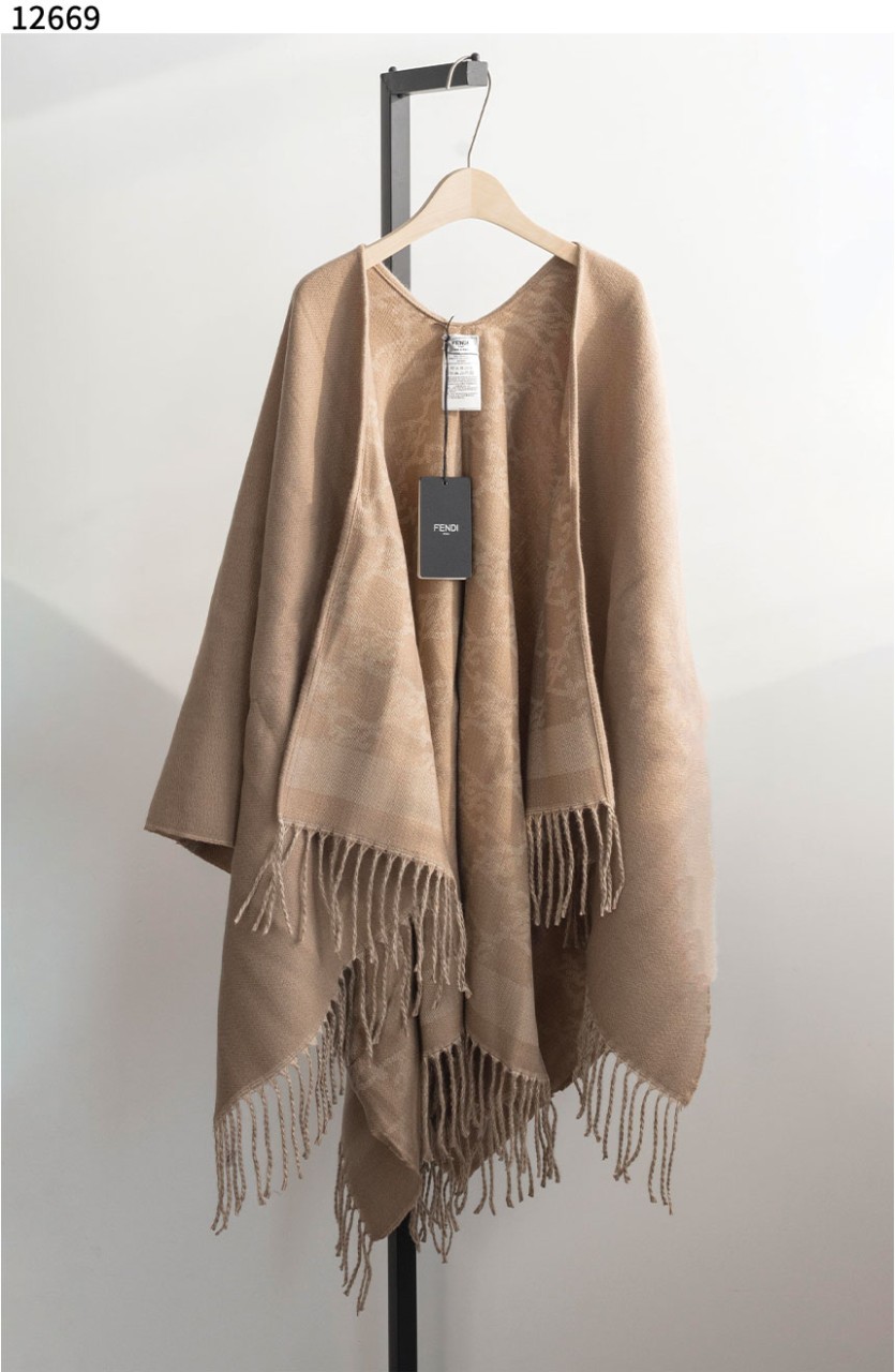 펜디 실크 울 캐시미어 숄 국내배송