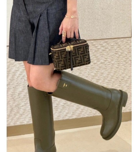 펜디 배니티 FF 패턴 탑 핸들 미니 백 국내배송