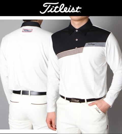 타이틀리스트 멀티 배색 스트라이프기모 긴팔 국내배송