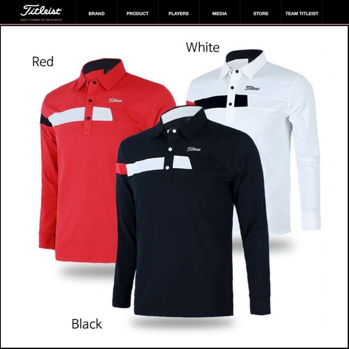 타이틀리스트 기모 가슴라인 카라티 국내배송