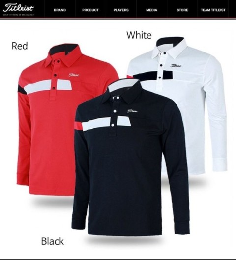 타이틀리스트 기모 가슴라인 카라티 국내배송