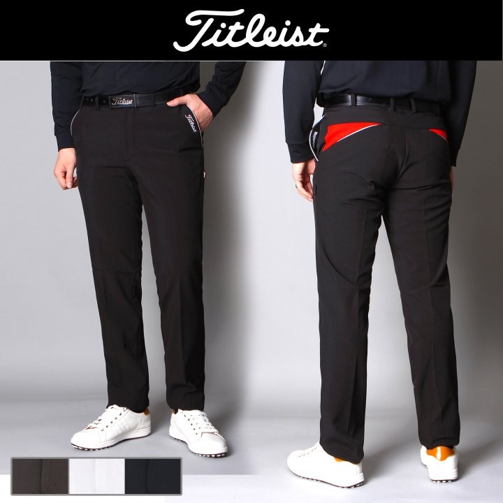 타이틀리스트 삼각배색 기모스판팬츠 국내배송