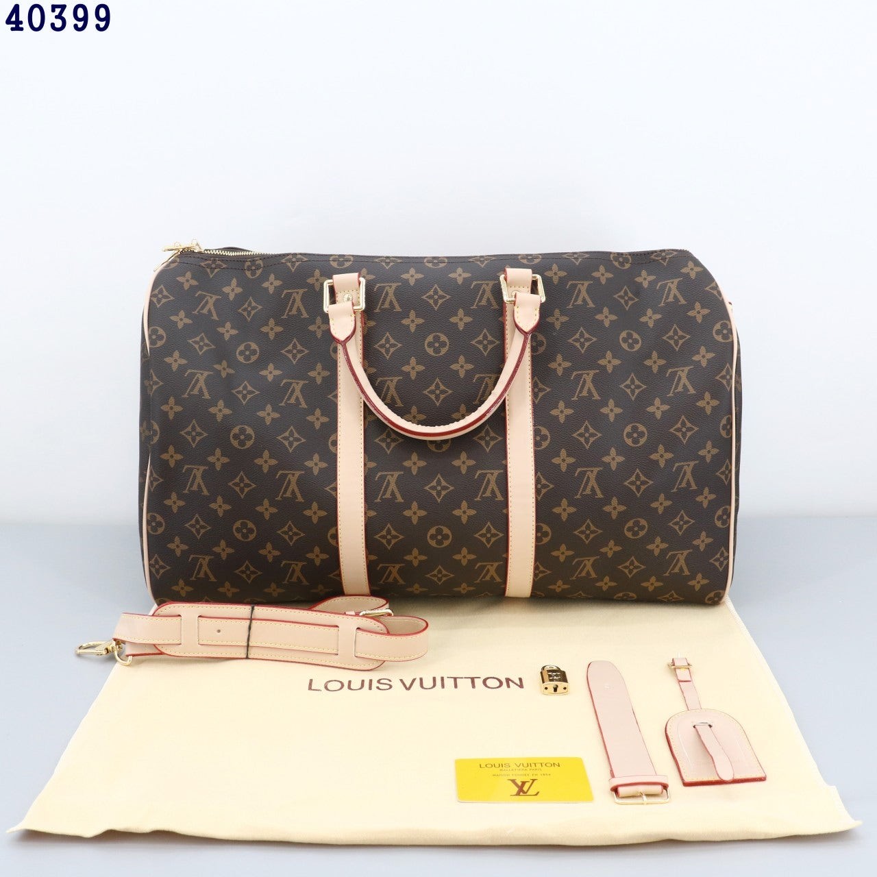 루이비통  모노패턴 트레블 보스턴백 국내배송