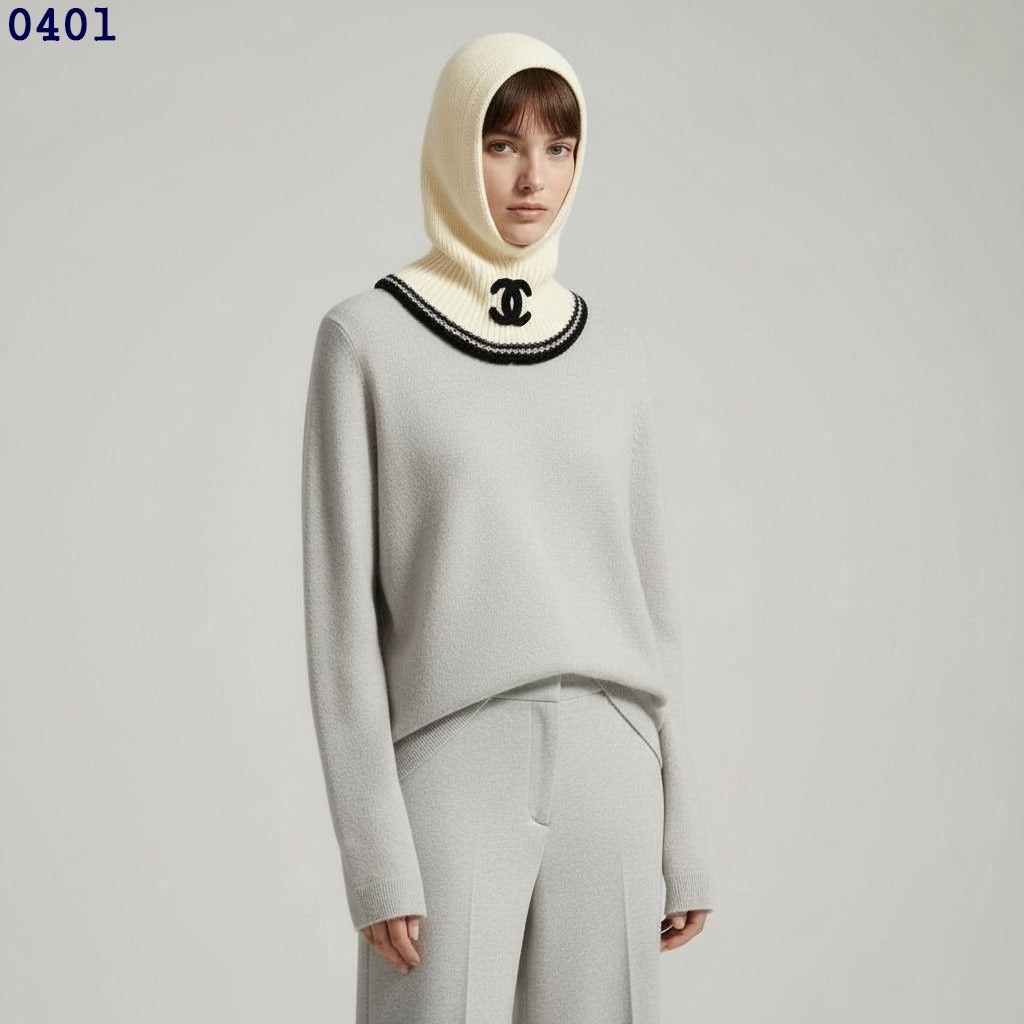 샤넬 울 캐시미어 바라클라바 국내배송