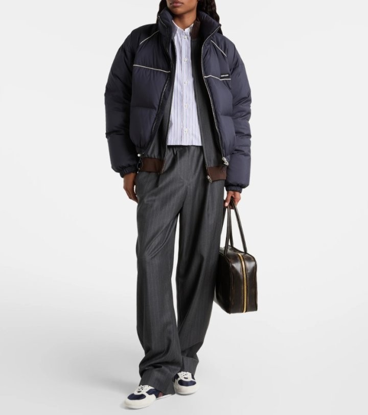 미우미우 테크니컬 퐁제 다운 재킷 국내배송