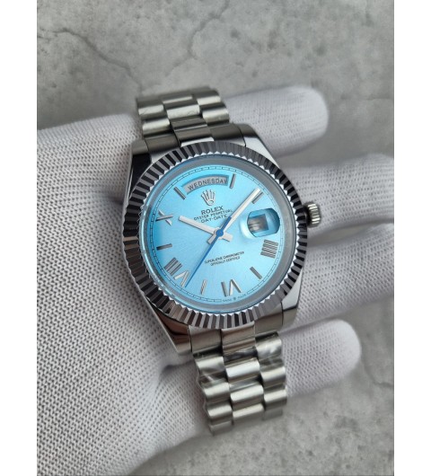 로렉스 데이데이트 아이스블루다이얼 국내배송