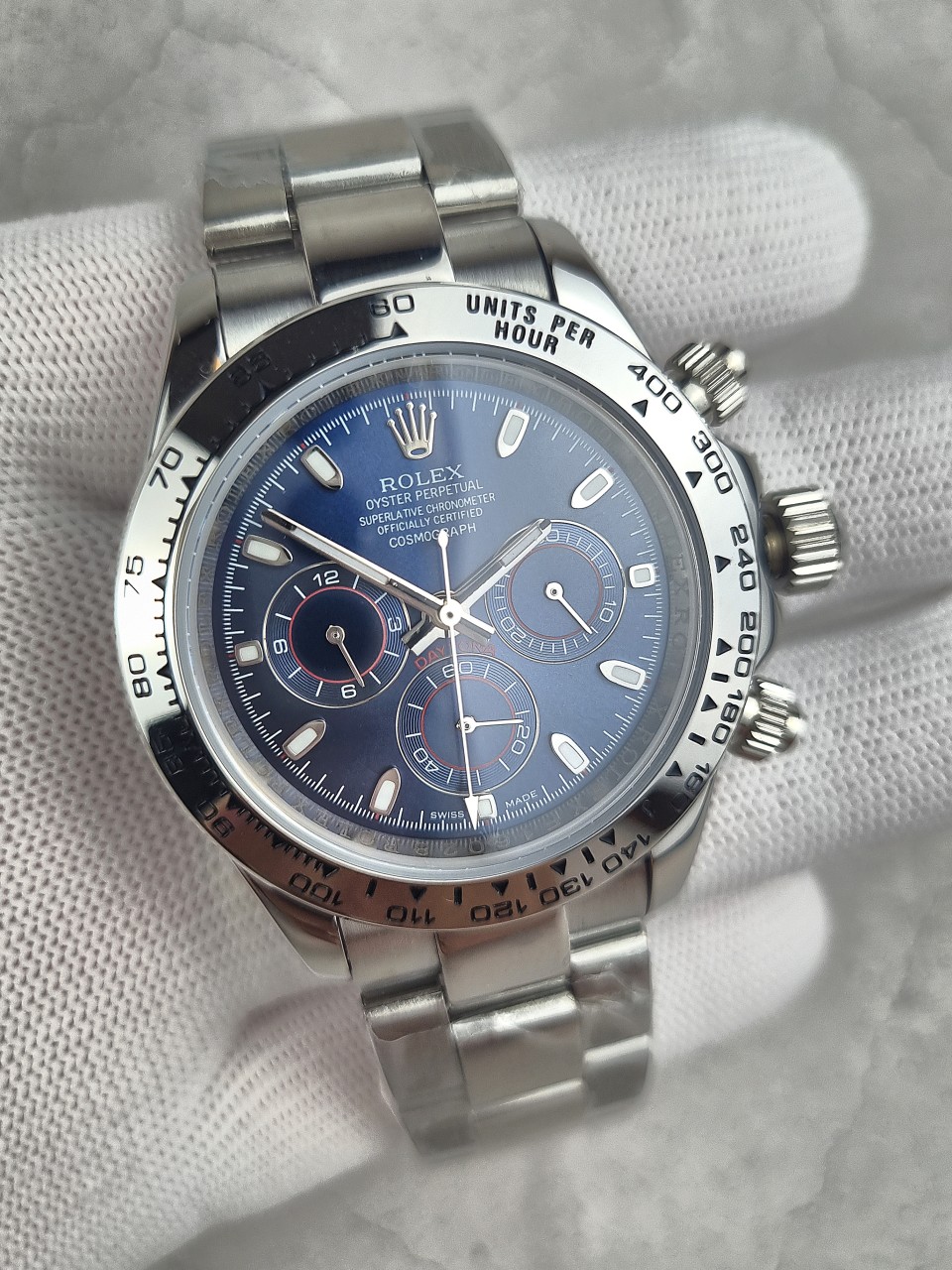 로렉스 데이토나 블루다이얼 국내배송