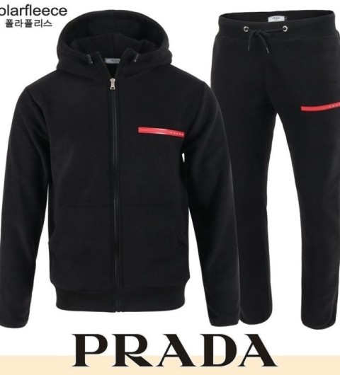프라다 폴라폴리스원단레드 로고 폴라폴리스 셋업 국내배송