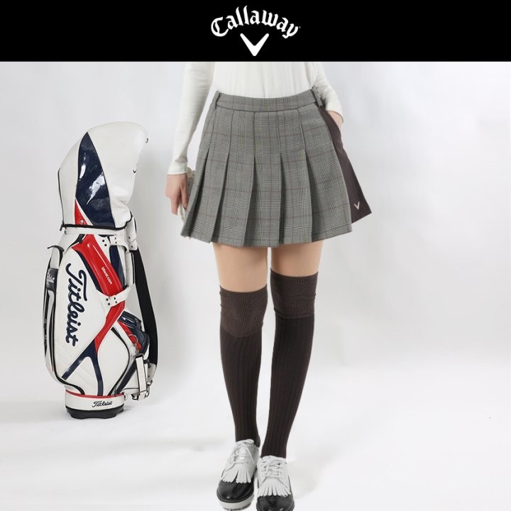캘러웨이 체크 스커트 국내배송