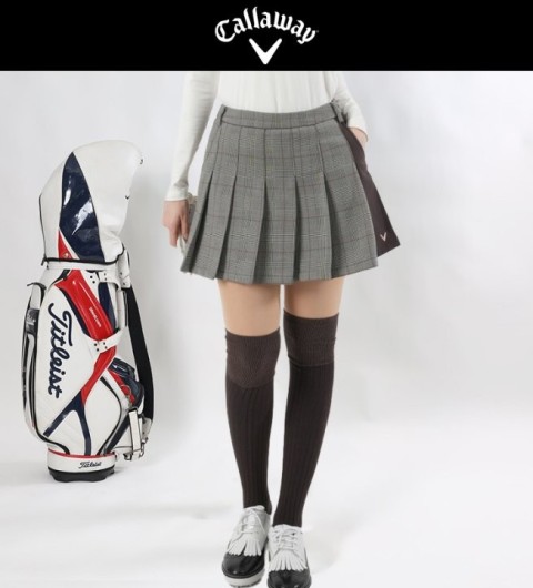 캘러웨이 체크 스커트 국내배송