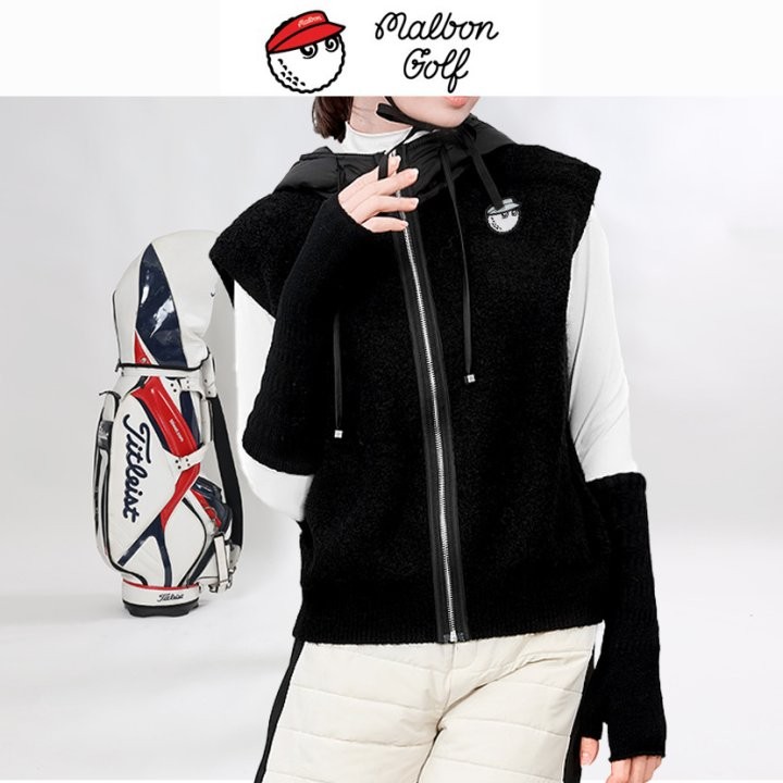 말본 패딩후드 조끼집업 국내배송