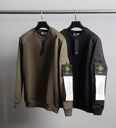 스톤아일랜드 로고와펜 엠보 맨투맨 국내배송