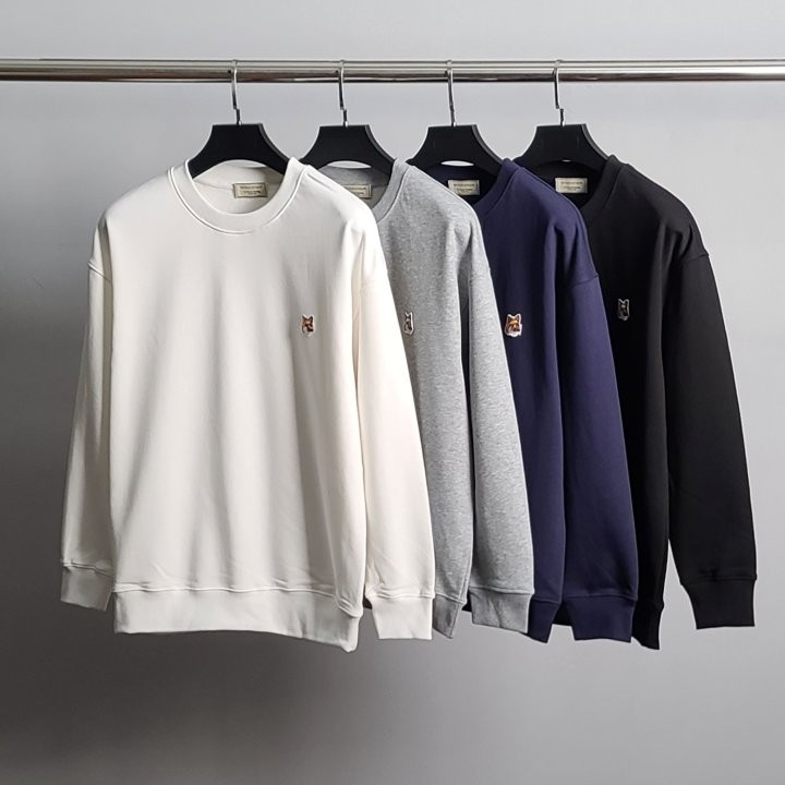 메종키츠네 폭스헤드 코튼 맨투맨 국내배송