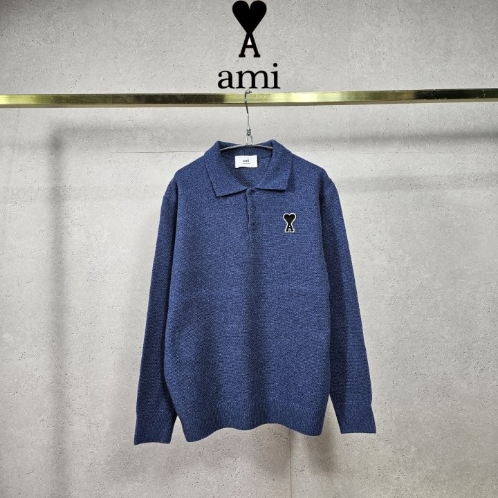 아미 램스 카라 니트 국내배송