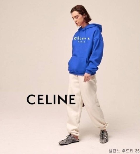 셀린느 빈티지로고 기모후드티 35국내배송
