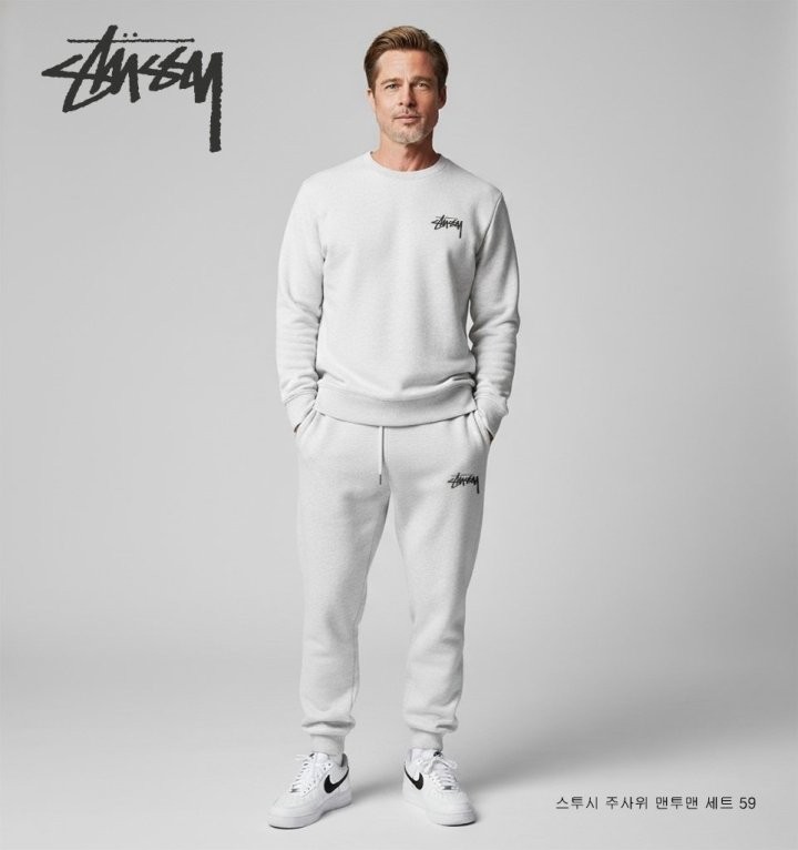 스투시 주사위 맨투맨 기모세트 59 국내배송